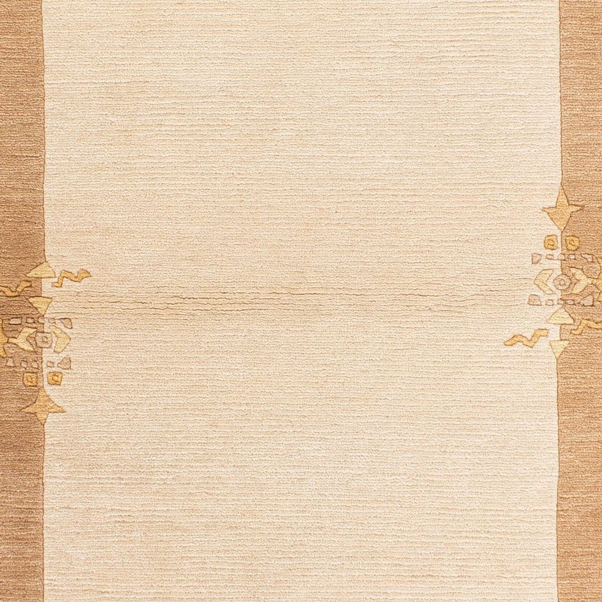 Tapis Népalais - Royal - 137 x 71 cm - beige