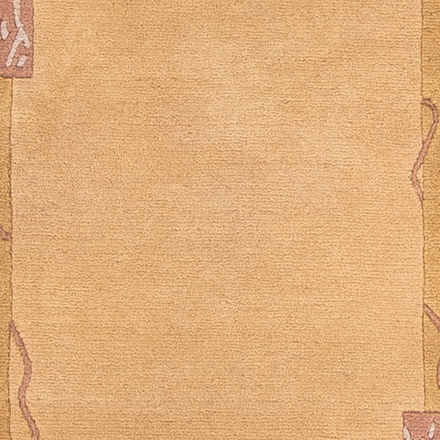 Tapis de couloir Tapis Népalais - 333 x 74 cm - beige