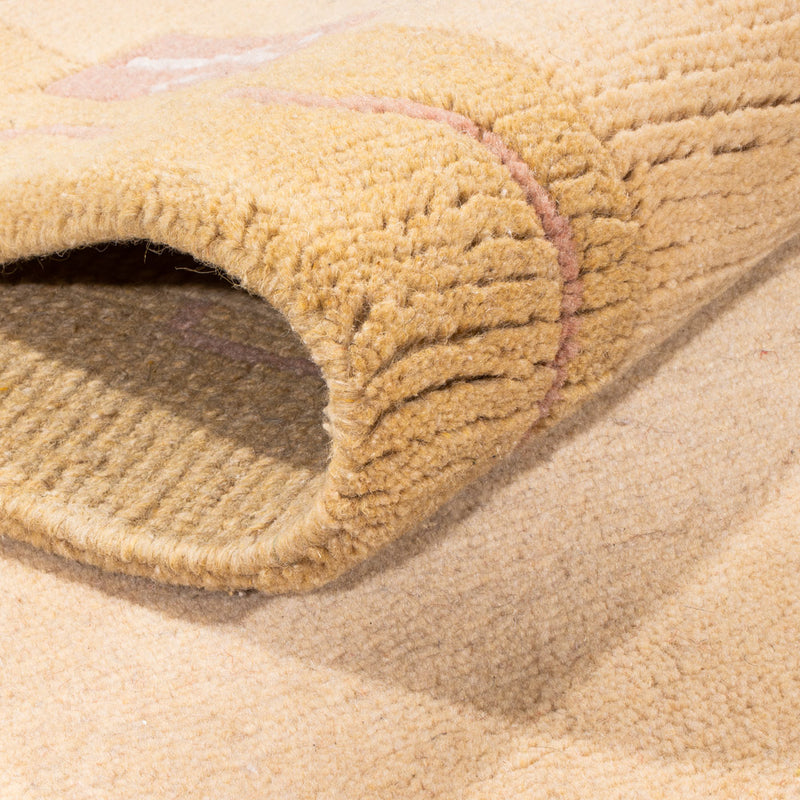 Tapis de couloir Tapis Népalais - 333 x 74 cm - beige