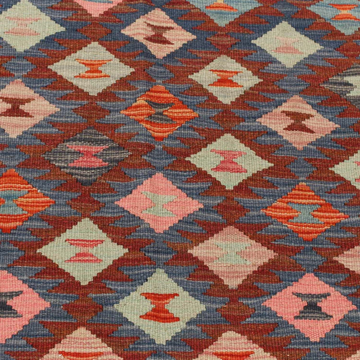 Tapis Kelim - Splash - 185 x 126 cm - multicolore