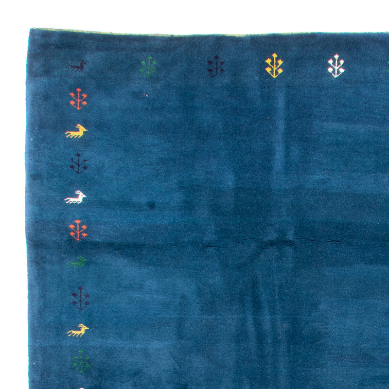 Tapis Gabbeh - Indus - 395 x 313 cm - bleu