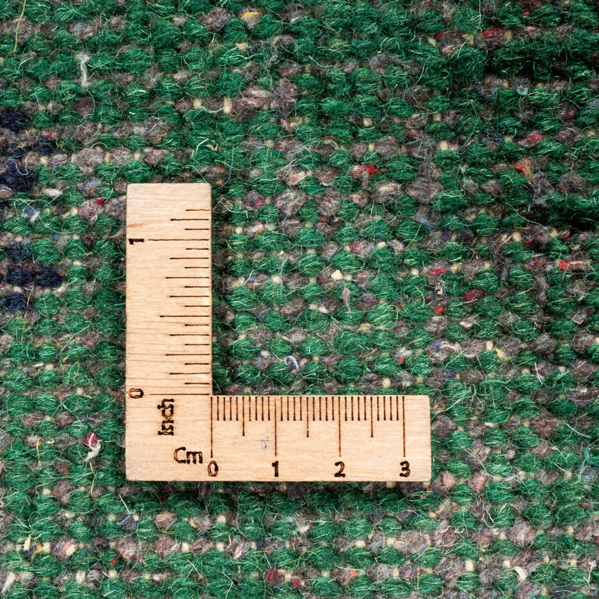 Tapis Gabbeh - Indus ronde - 194 x 194 cm - vert