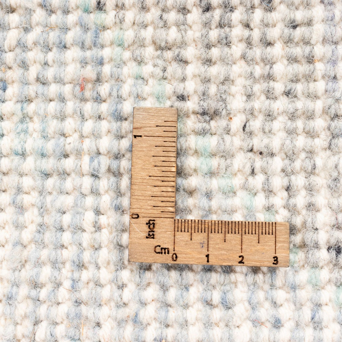 Tapis Népalais ronde - 200 x 200 cm - gris