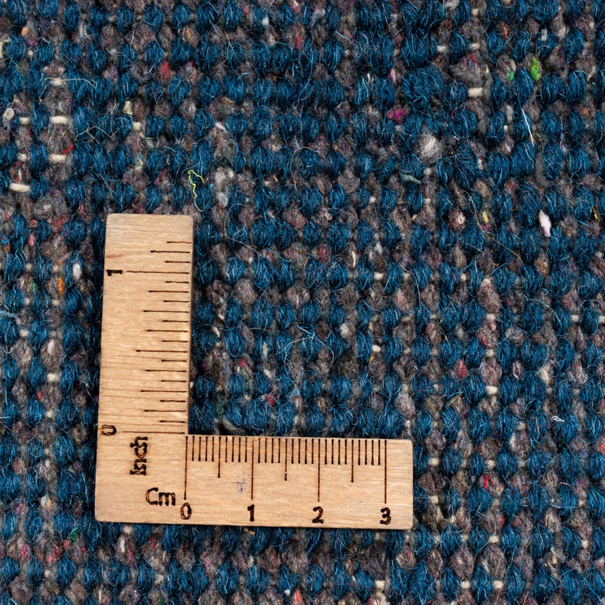 Tapis Gabbeh - Indus ronde  - 189 x 189 cm - bleu