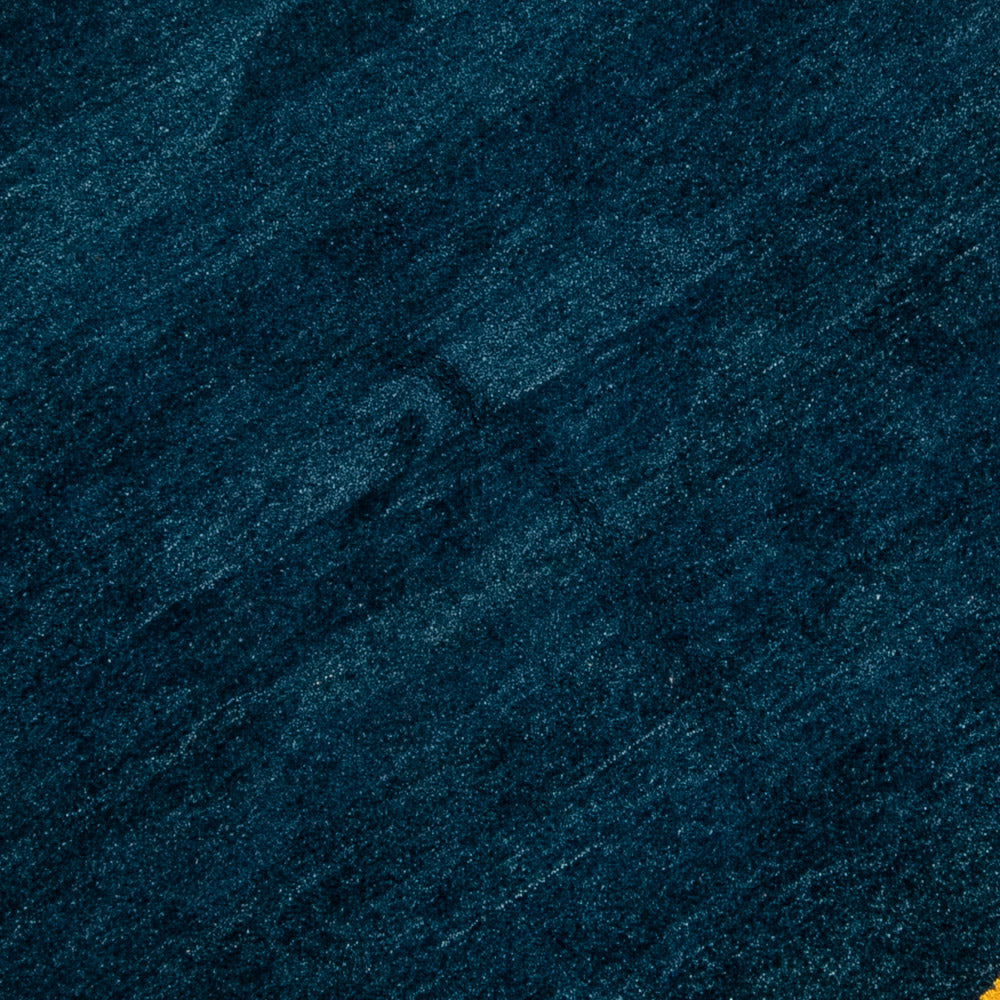 Tapis Gabbeh - Indus ronde  - 193 x 193 cm - bleu