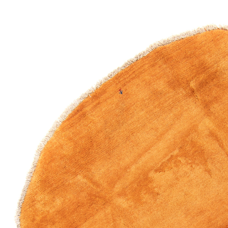 Tapis à poils longs ronde  - 200 x 200 cm - or