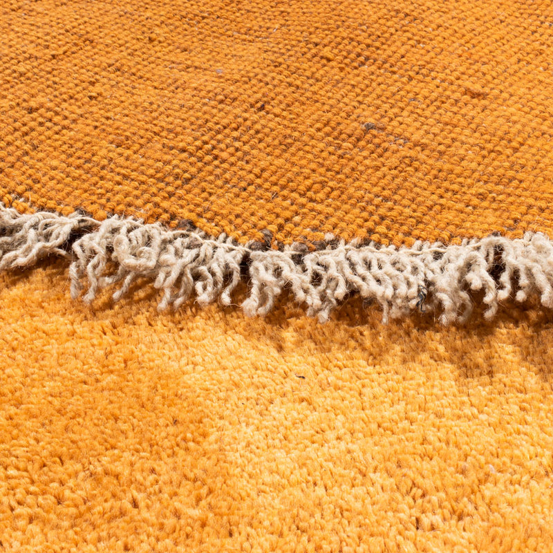 Tapis à poils longs ronde  - 200 x 200 cm - or