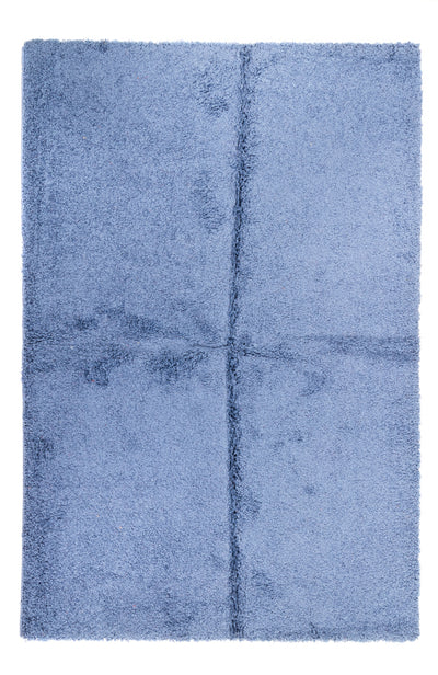 Tapis Shaggy 160x230cm - bleu