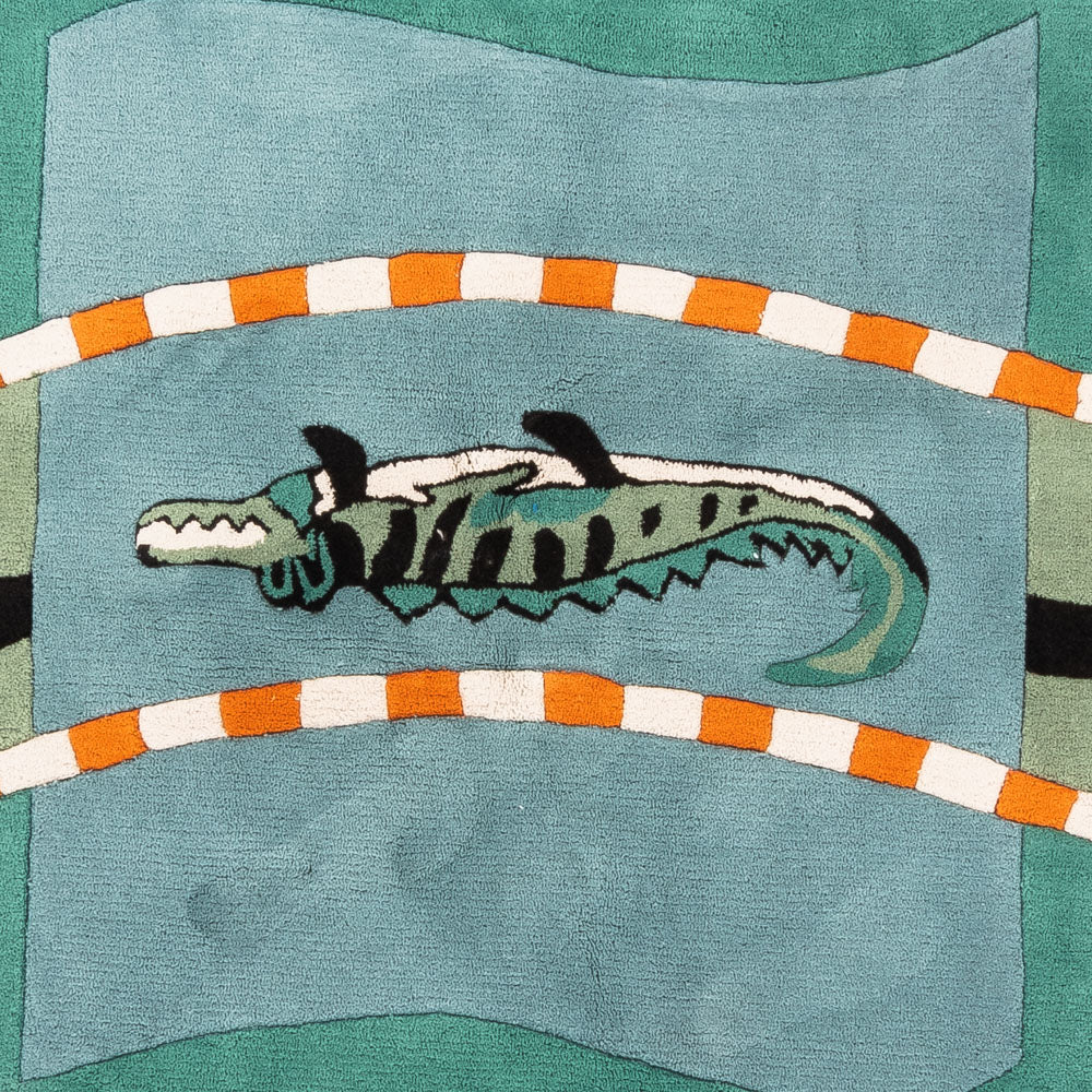 Tapis pour enfants ronde - 200 x 200 cm - bleu