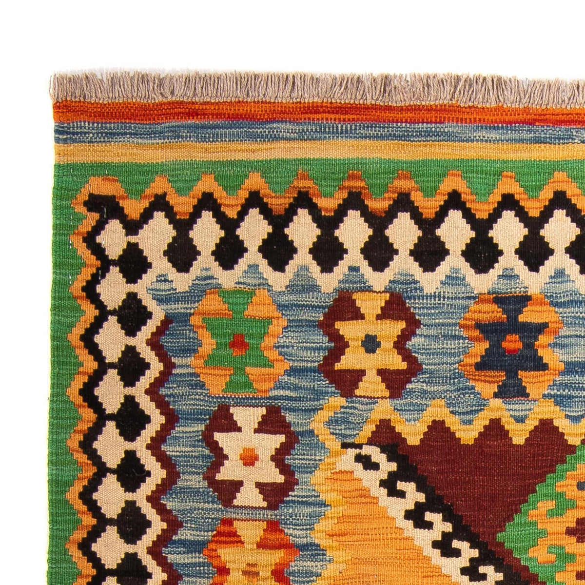 Tapis Kelim - Splash - 178 x 127 cm - multicolore