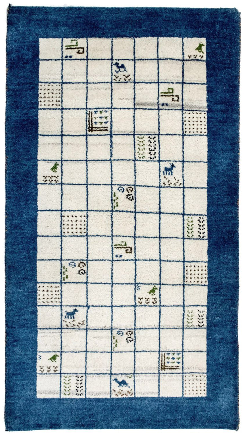 Tapis Gabbeh - Indus - 162 x 92 cm - beige