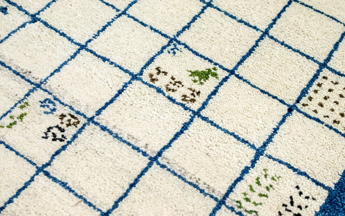 Tapis Gabbeh - Indus - 162 x 92 cm - beige