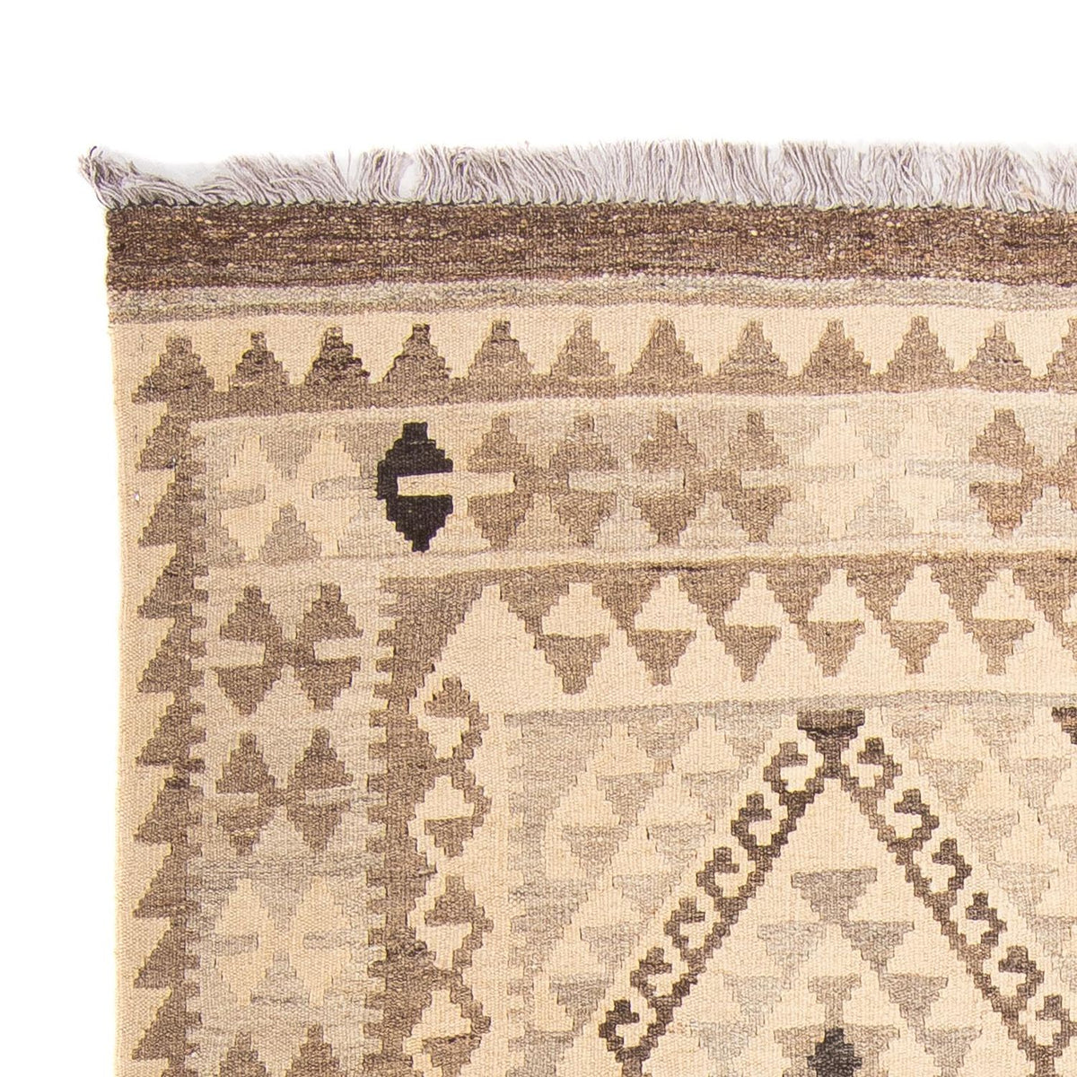 Tapis Kelim - Splash - 190 x 130 cm - beige