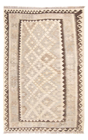 Tapis Kelim - Splash - 196 x 134 cm - naturel