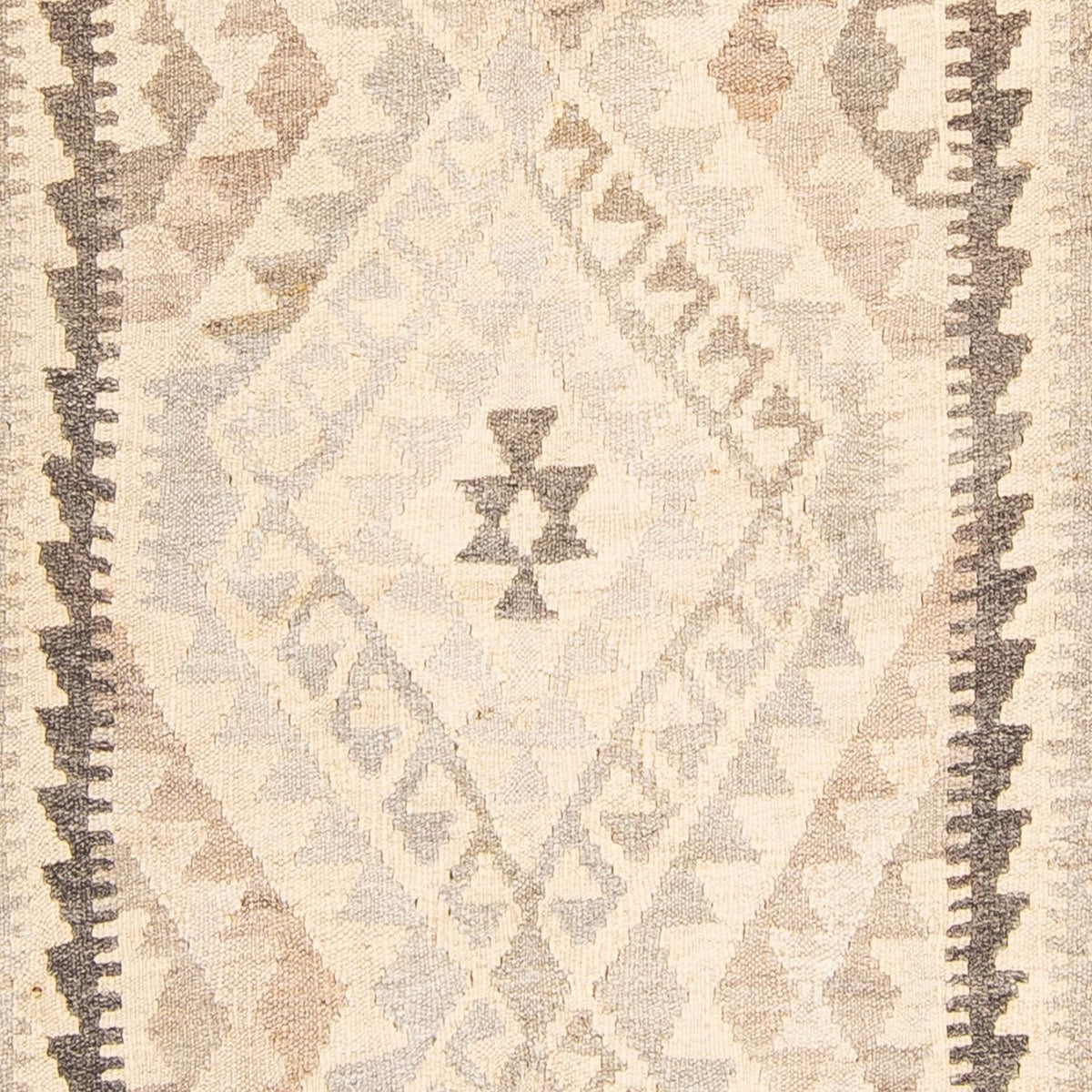 Tapis Kelim - Splash - 203 x 121 cm - beige