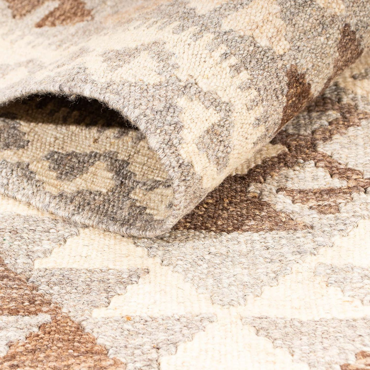Tapis Kelim - Splash - 175 x 127 cm - beige