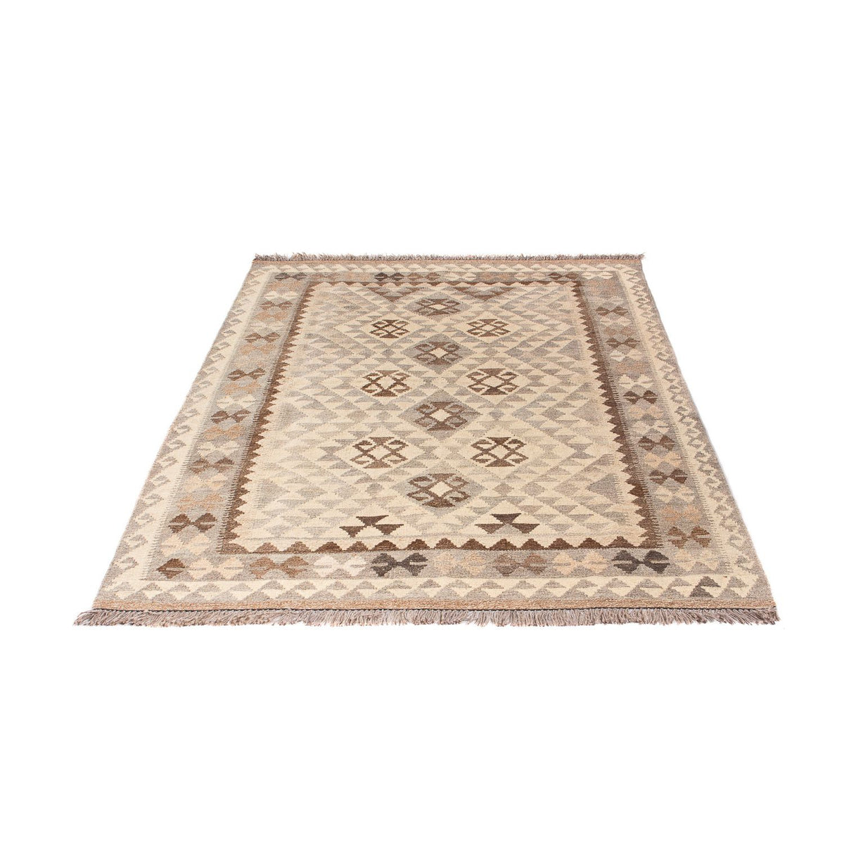 Tapis Kelim - Splash - 175 x 127 cm - beige