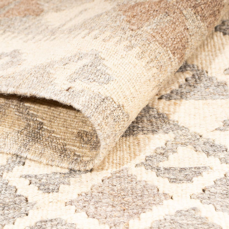 Tapis Kelim - Splash - 174 x 127 cm - marron clair