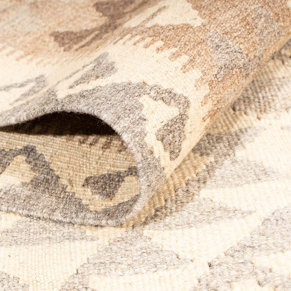 Tapis Kelim - Splash - 173 x 125 cm - beige