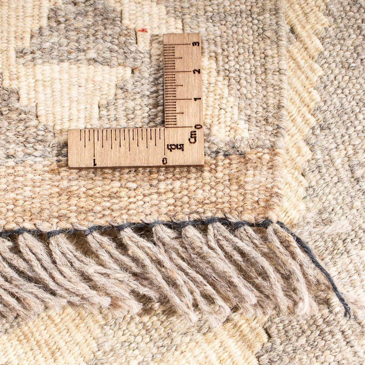 Tapis Kelim - Splash - 173 x 125 cm - beige