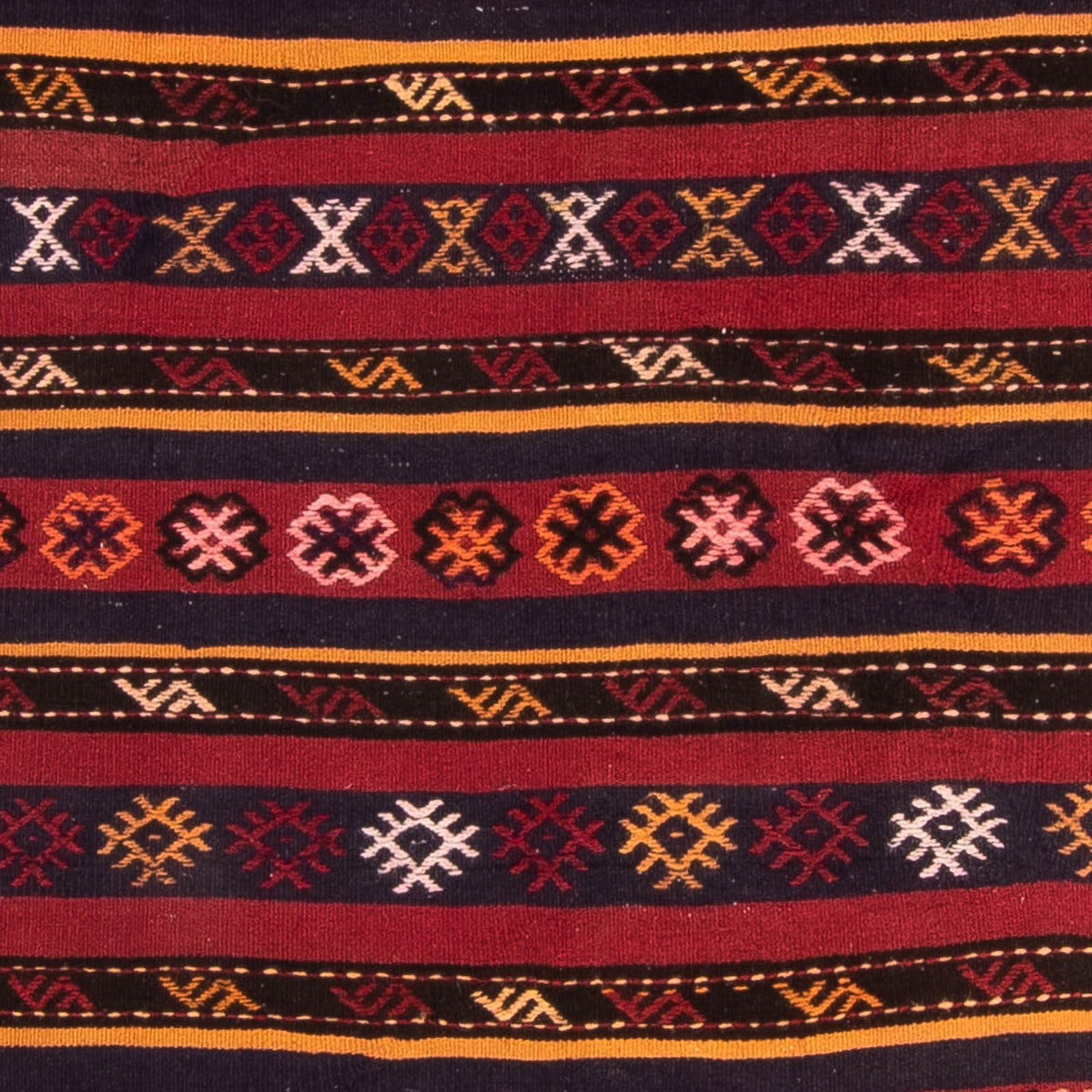 Tapis Kelim - Vieux - 210 x 140 cm - multicolore