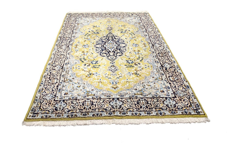 Tapis persan - Nain - Royal - 259 x 151 cm - vert clair