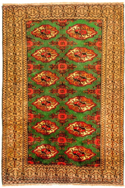 Tapis Turkaman 102x143cm - Tapis persan