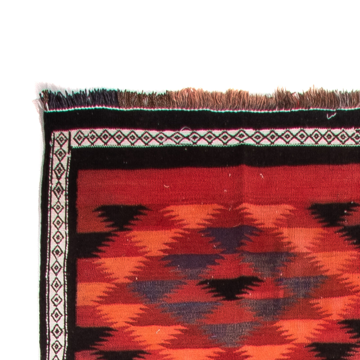 Tapis de couloir Tapis Kelim - Vieux - 365 x 148 cm - multicolore