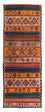 Tapis de couloir Tapis Kelim - Vieux - 370 x 145 cm - multicolore