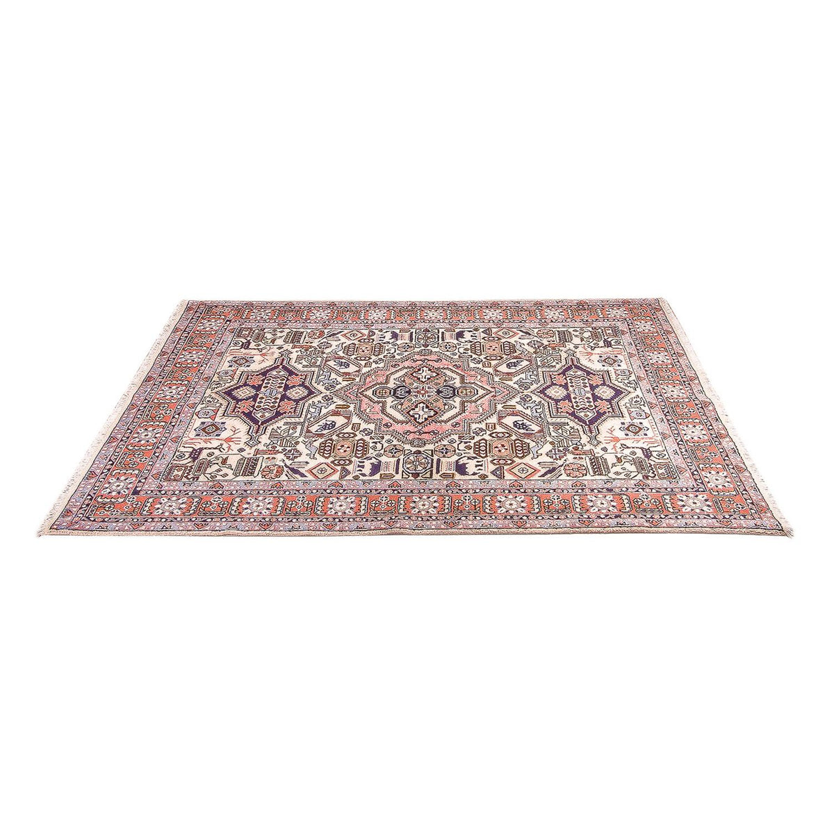 Tapis persan - Nomadic - 200 x 137 cm - rose