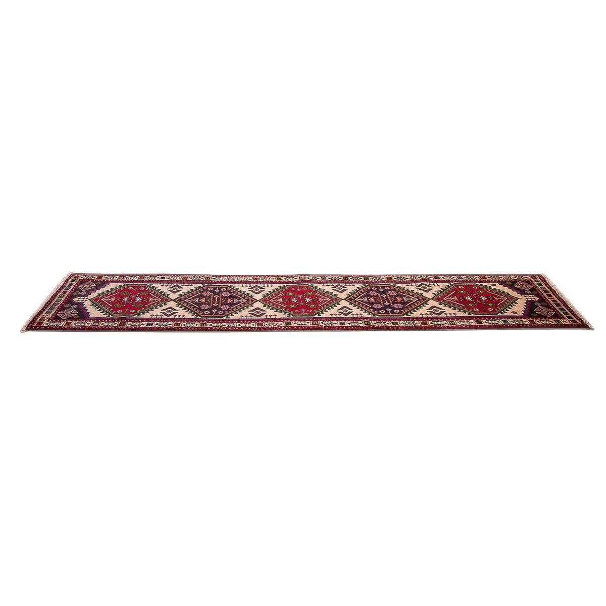 Tapis de couloir Tapis persan - Nomadic - 290 x 70 cm - beige
