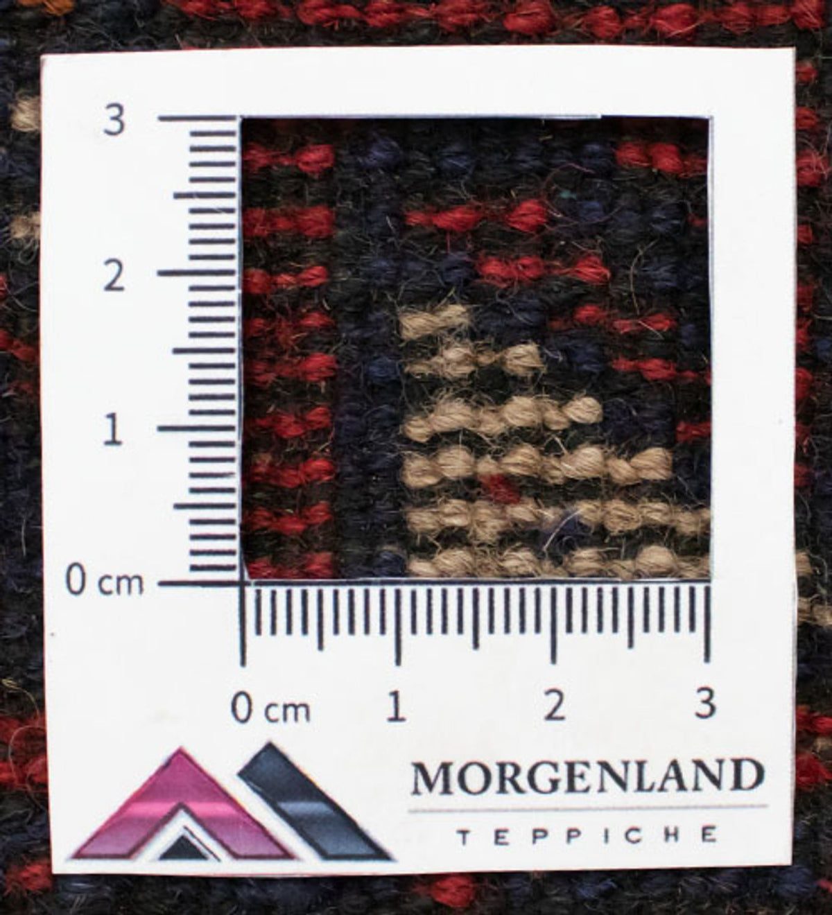 Tapis Belutsch - 130 x 74 cm - rouge
