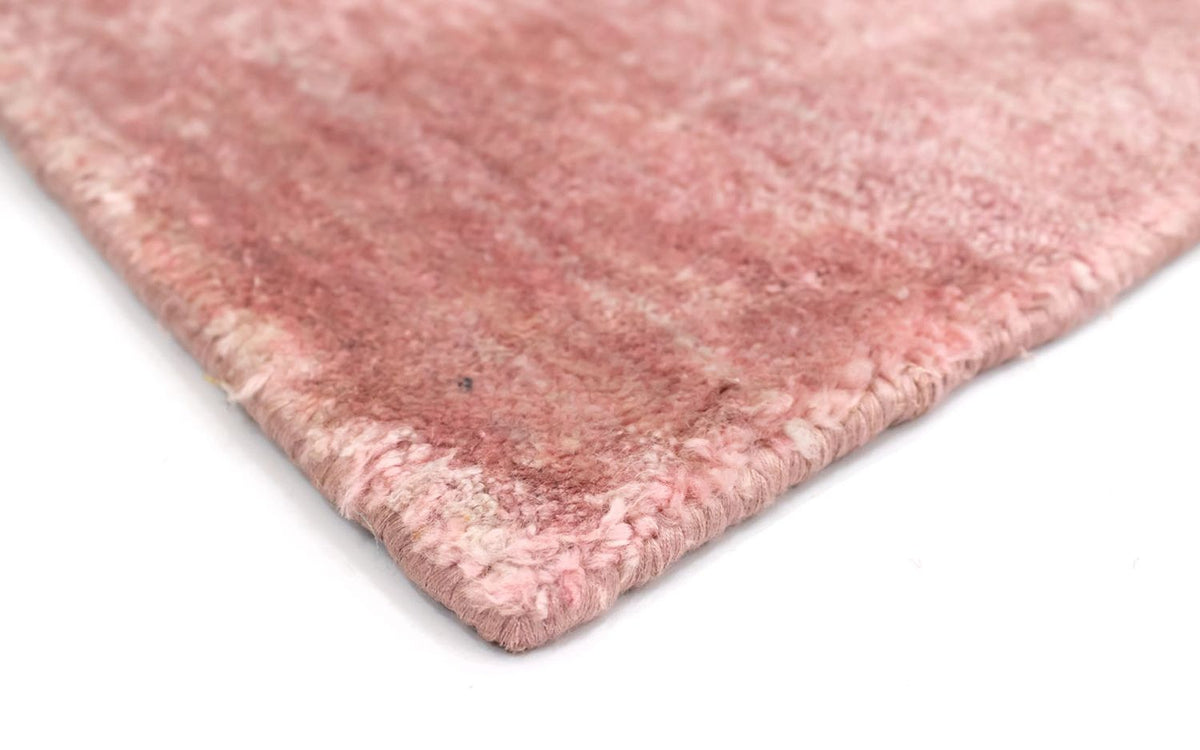 Tapis en viscose carré - 35 x 35 cm - rose