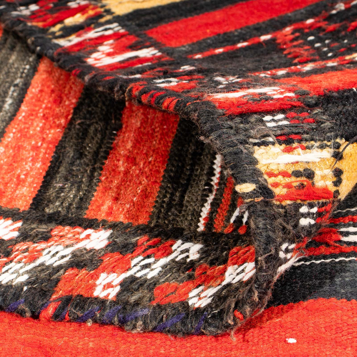 Tapis Kelim - Vieux - 245 x 135 cm - multicolore