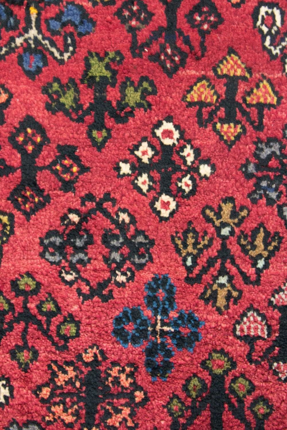 Tapis persan - Nomadic - 145 x 92 cm - rouge