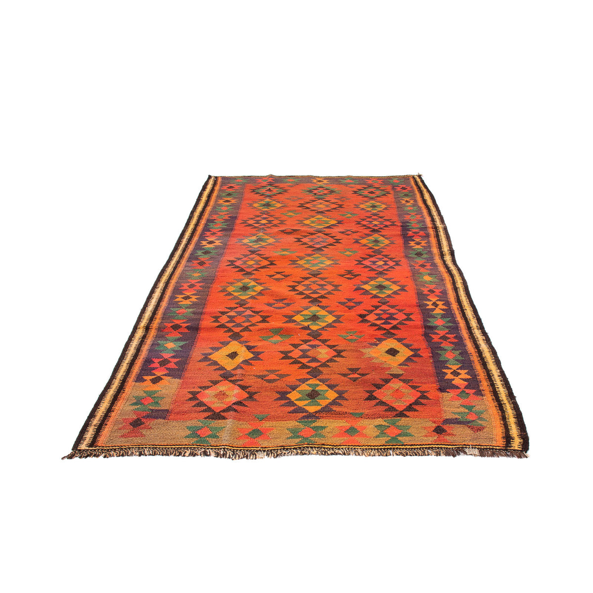 Tapis Kelim - Vieux - 250 x 155 cm - multicolore