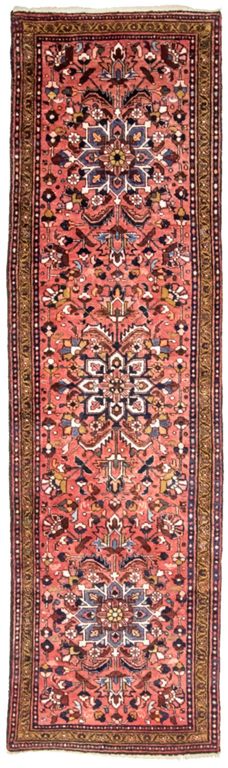 Tapis de couloir Tapis persan - Nomadic - 360 x 103 cm - rouille