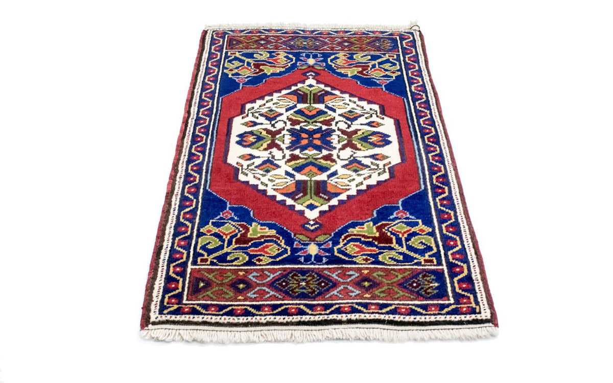 Tapis oriental - 97 x 56 cm - bleu