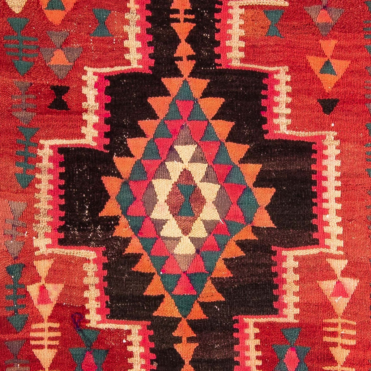 Tapis Kelim - Vieux - 290 x 150 cm - multicolore