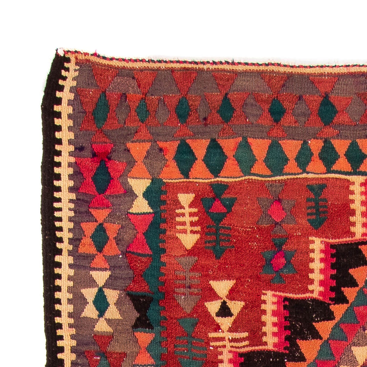 Tapis Kelim - Vieux - 290 x 150 cm - multicolore