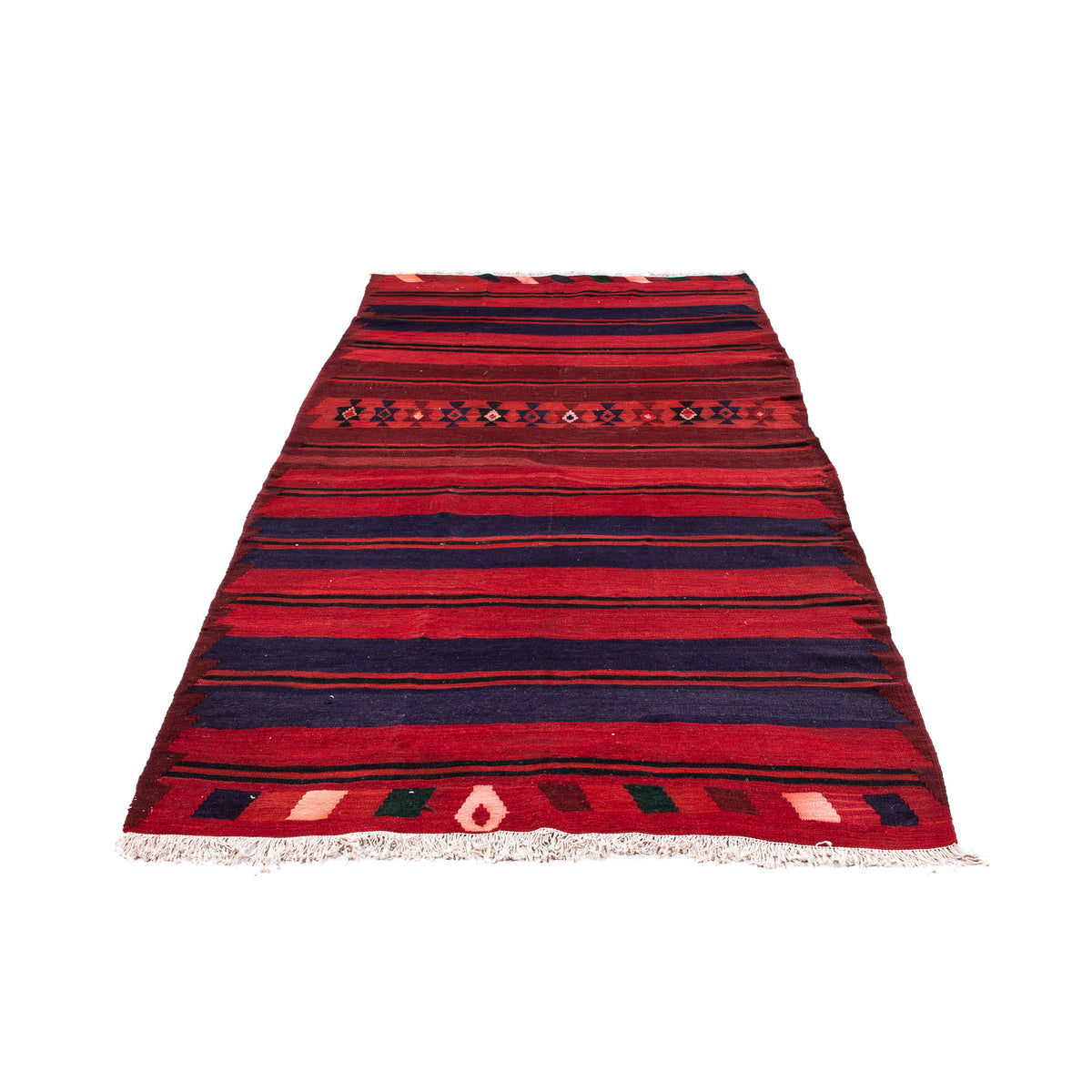 Tapis de couloir Tapis Kelim - Vieux - 315 x 155 cm - multicolore