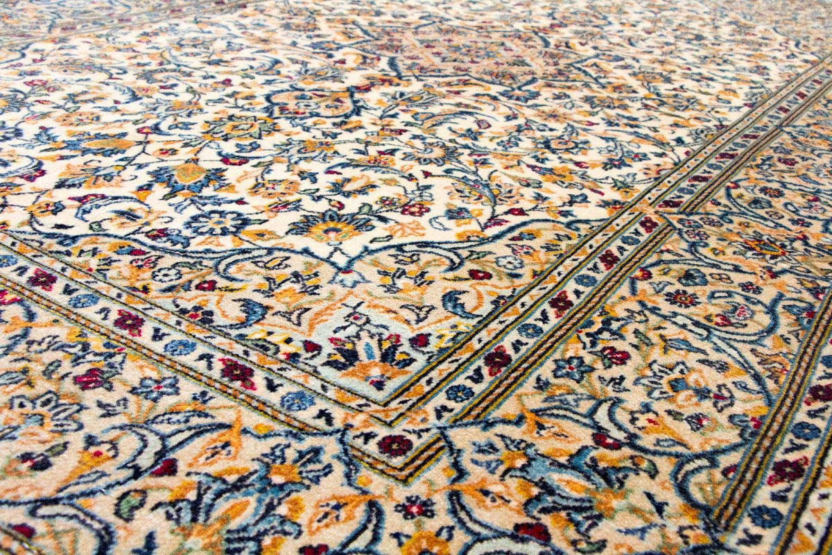 Tapis persan - Keshan - 222 x 139 cm - beige