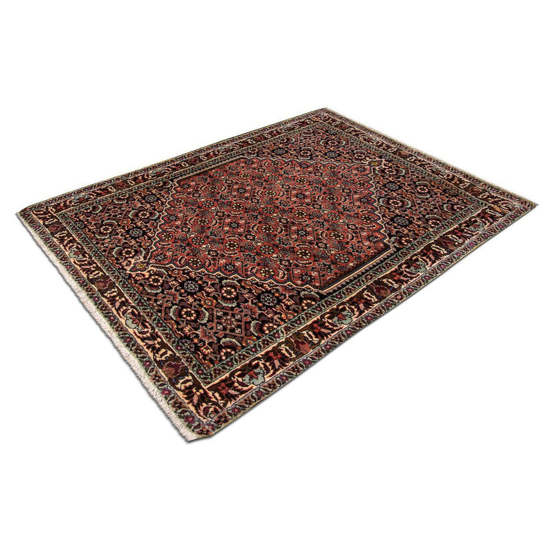 Tapis persan - Bidjar - 103 x 78 cm - rouge clair
