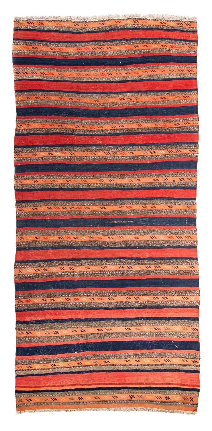 Tapis de couloir Tapis Kelim - Vieux - 312 x 142 cm - multicolore