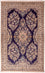 Tapis persan - Nain - Royal - 204 x 130 cm - bleu foncé