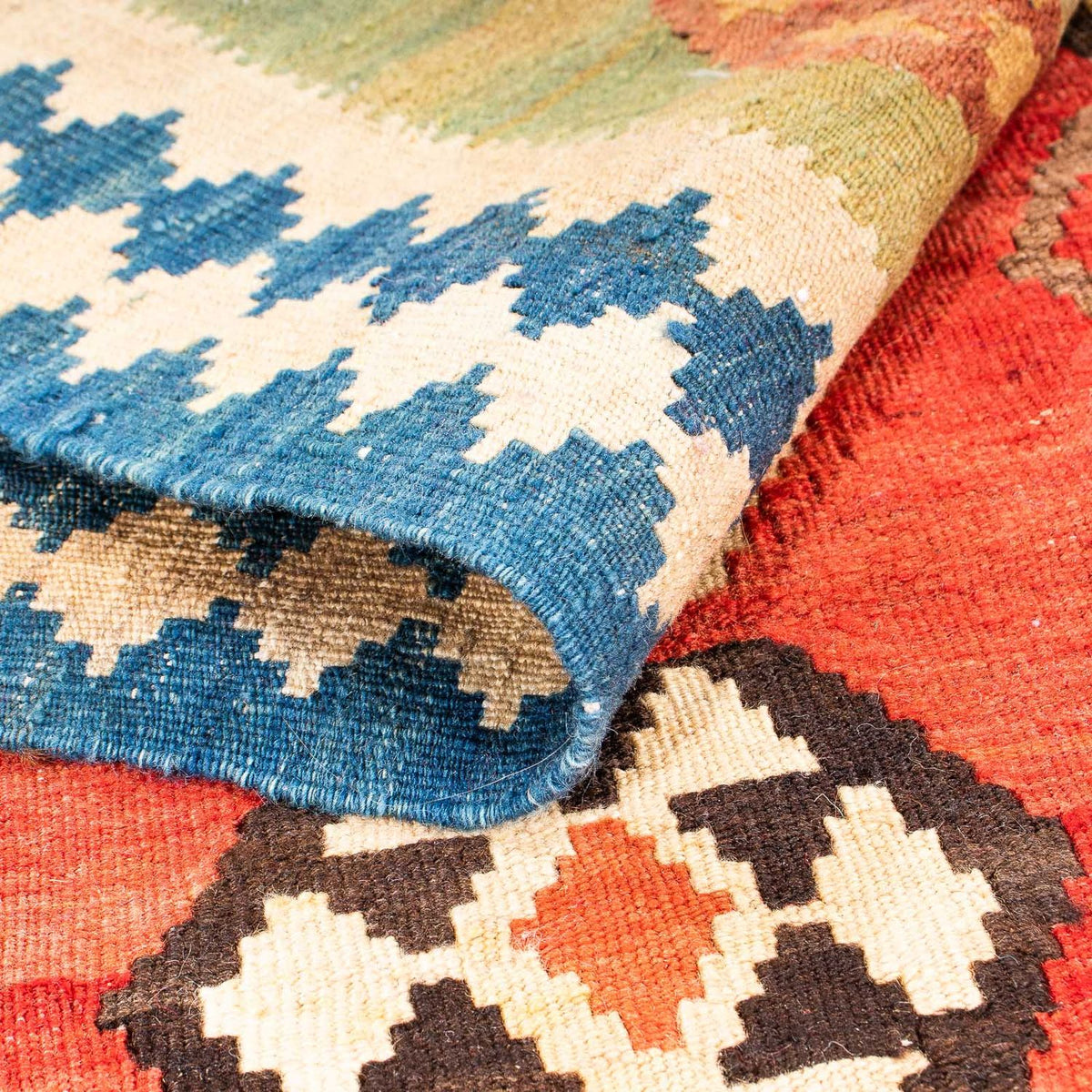 Tapis Kelim - Vieux - 230 x 150 cm - multicolore