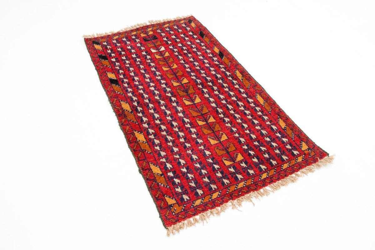 Tapis Belutsch - 126 x 73 cm - rouge