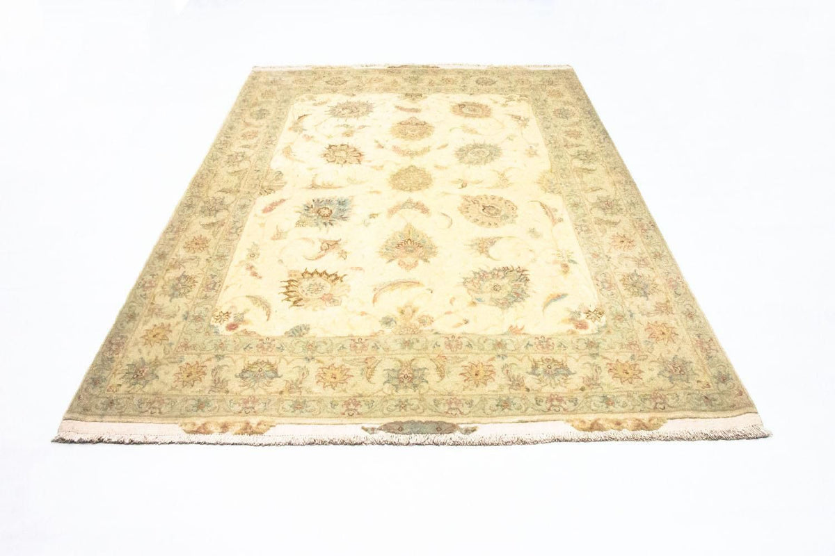 Tapis persan - Tabriz - Royal - 204 x 147 cm - beige