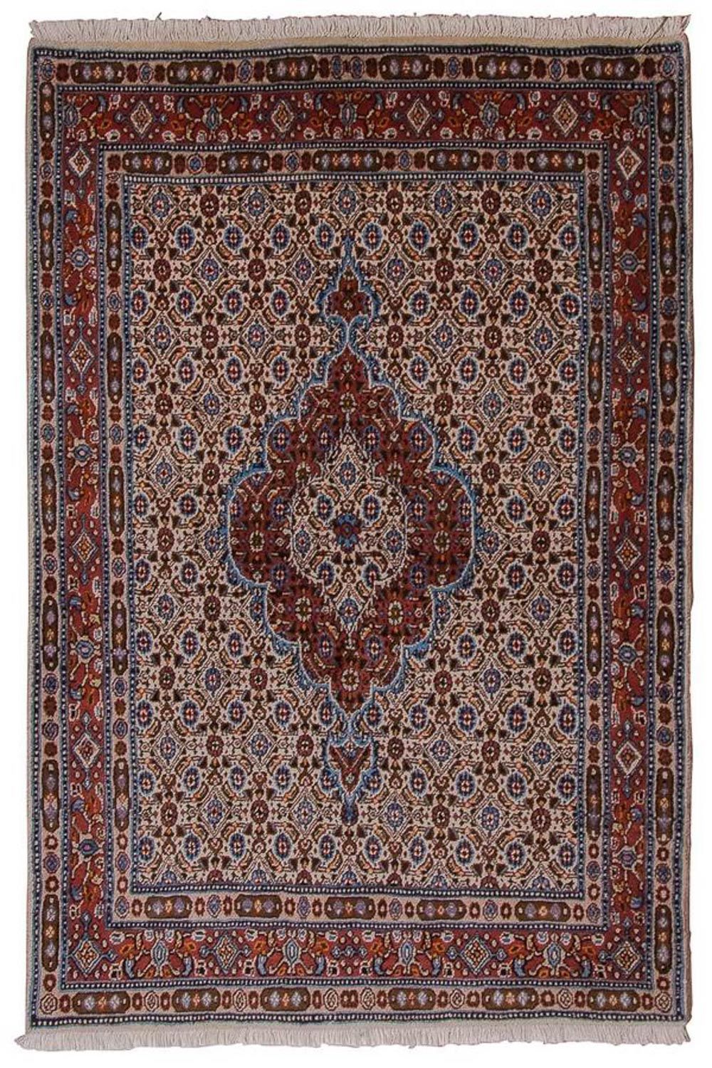 Tapis persan - Classique - 141 x 94 cm - beige