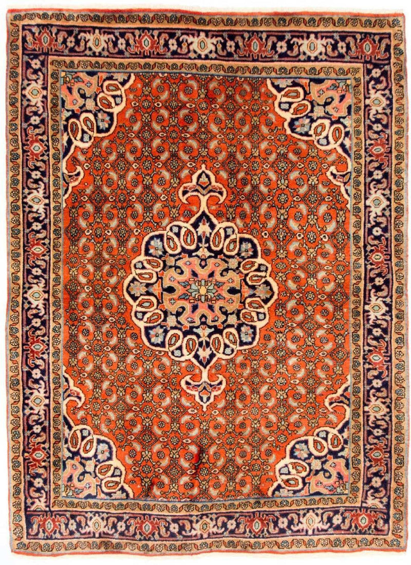 Tapis persan - Bidjar - 165 x 120 cm - orange
